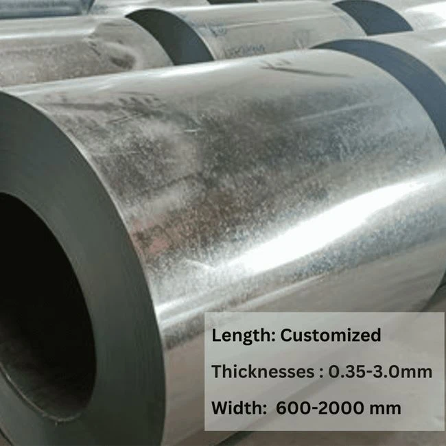 DX51D Z275 Z350 Gegalvaniseerde stalen spoel