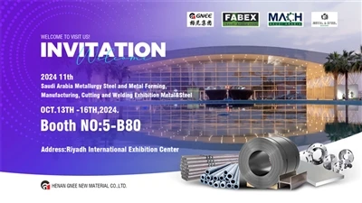 Gnee Steel Group op de Steel & Metal Forming Expo 2024 in Saoedi-Arabië